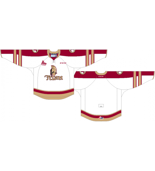 Custom QMJHL Acadie Bathurst Titan 2014-Pres Hockey Jersey Home White